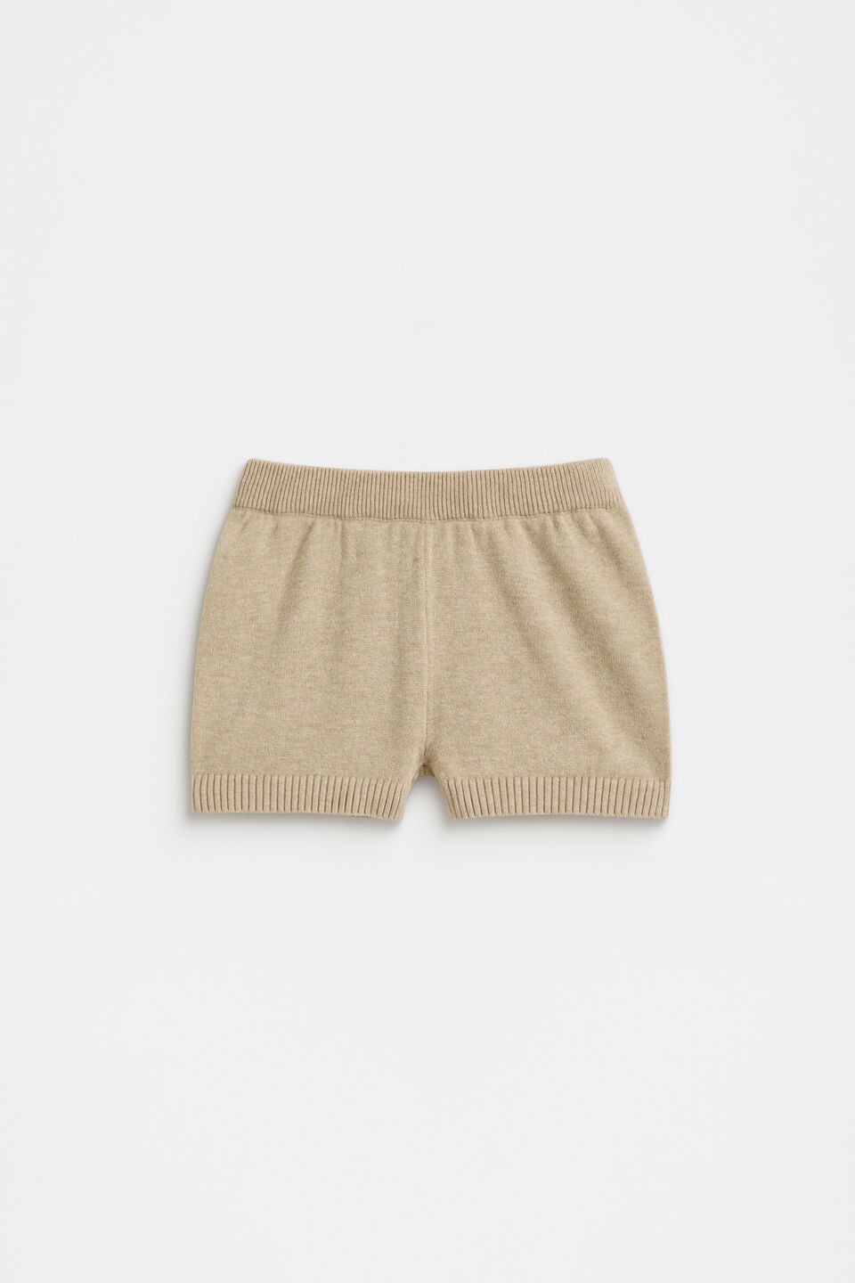 Knit Short  Neutral Marle