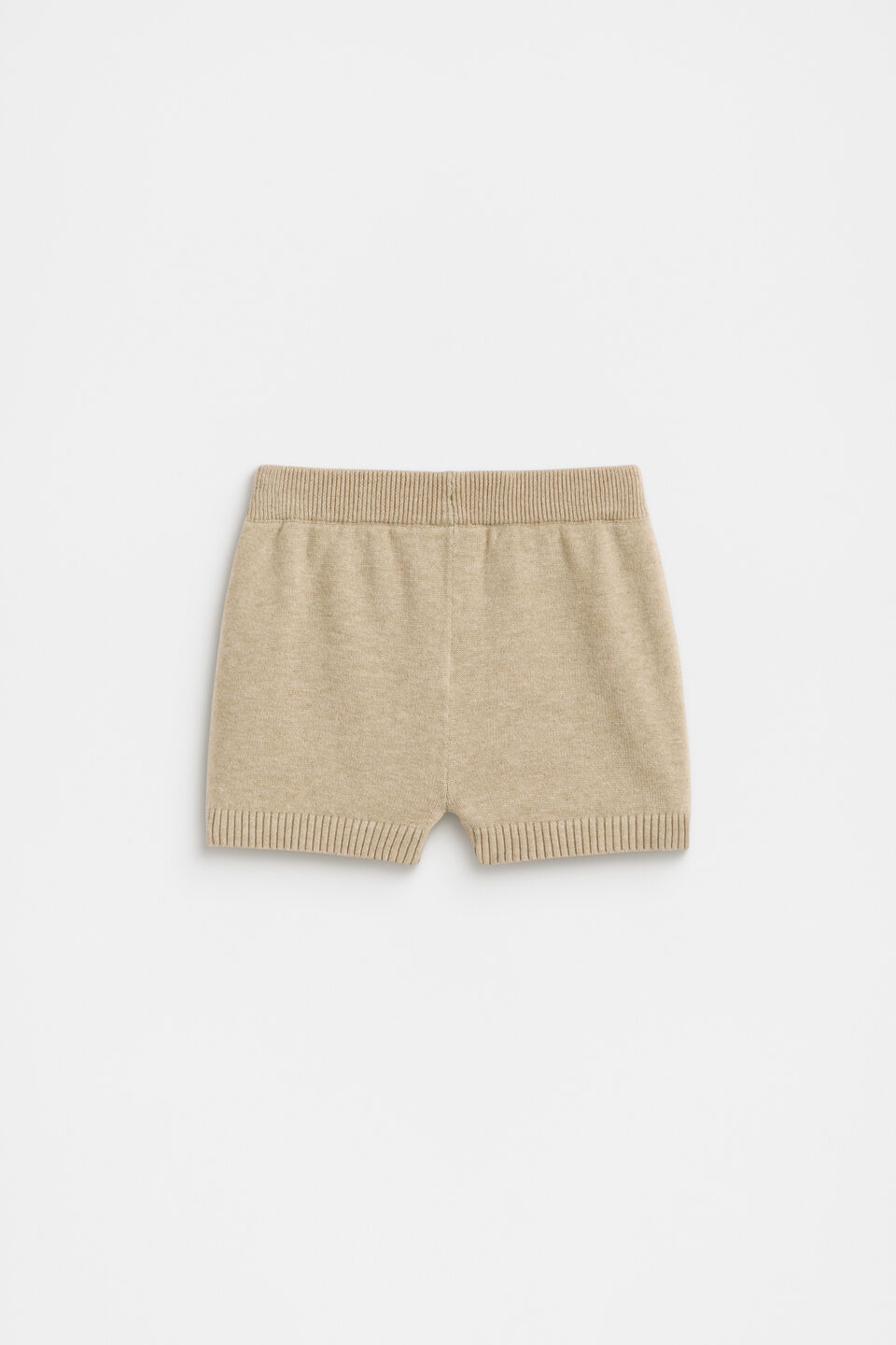 Knit Short  Neutral Marle
