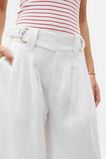 D Ring Pleat Pant  Whisper White  hi-res