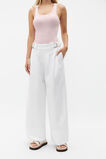 D Ring Pleat Pant  Whisper White  hi-res