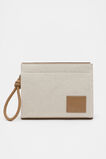 Logo Canvas Pouch  Natural  hi-res