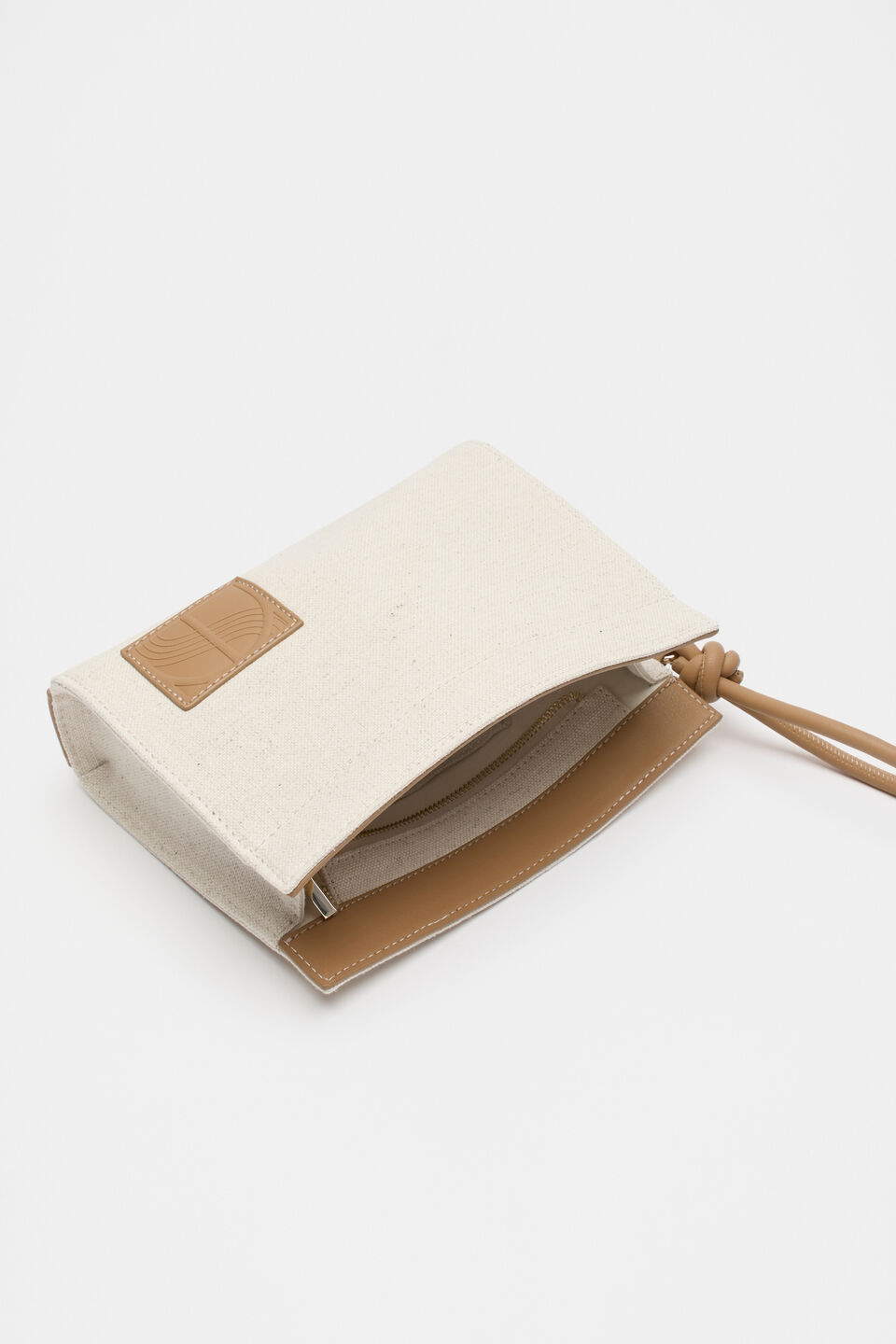 Logo Canvas Pouch  Natural