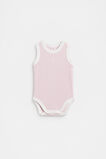 Logo Tank Bodysuit  Berry  hi-res