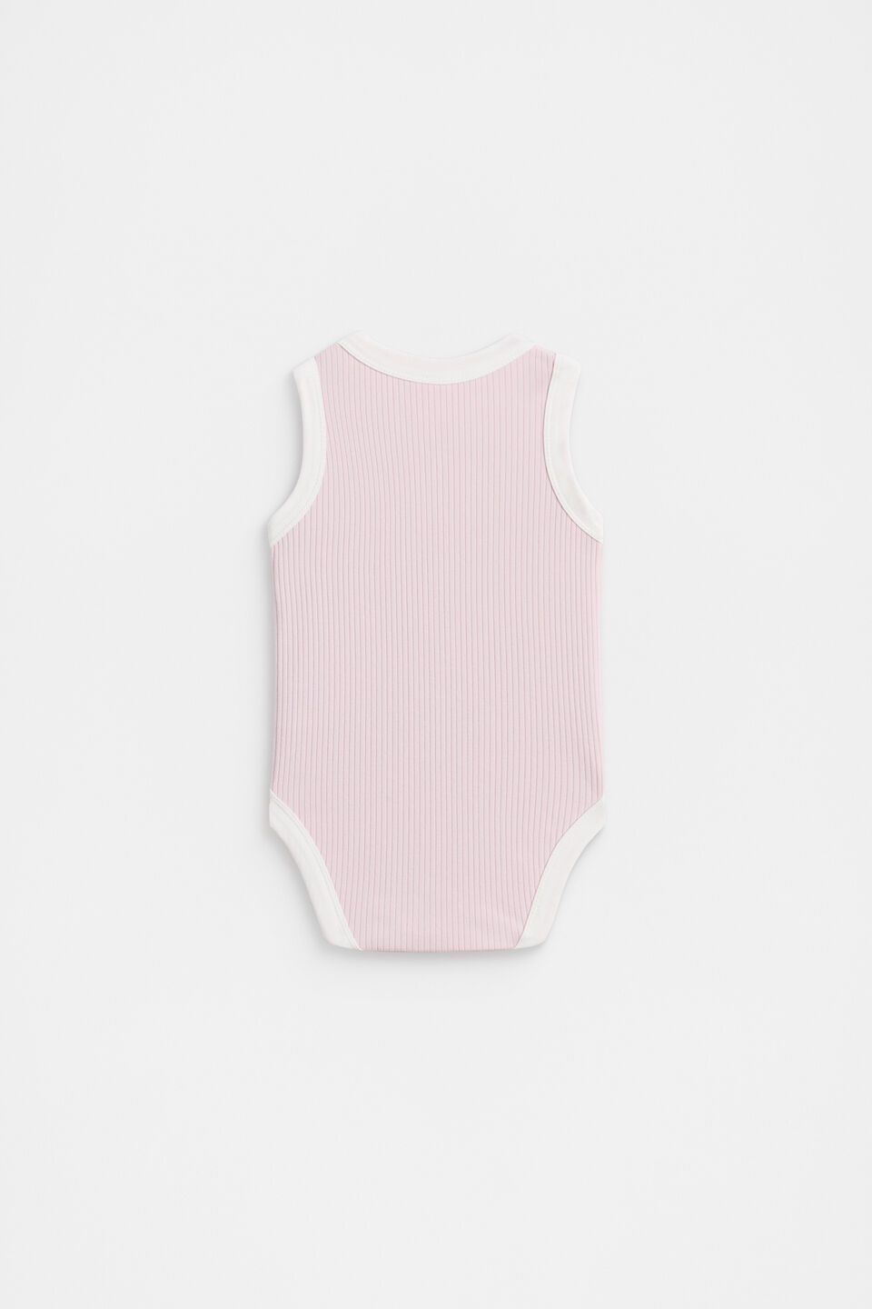 Logo Tank Bodysuit  Berry
