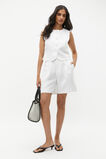 Linen Mid Length Short  Whisper White  hi-res