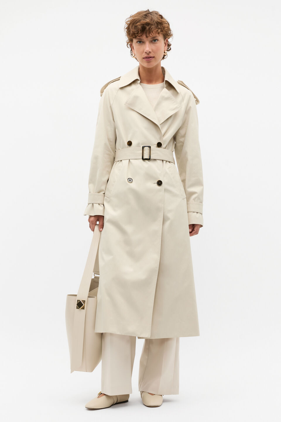 Minimalist Trench  Oat