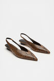 Avery Snake Print Slingback  Toffee Snake Print  hi-res