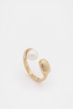 Sculpture Pearl Ring  Pearl  hi-res