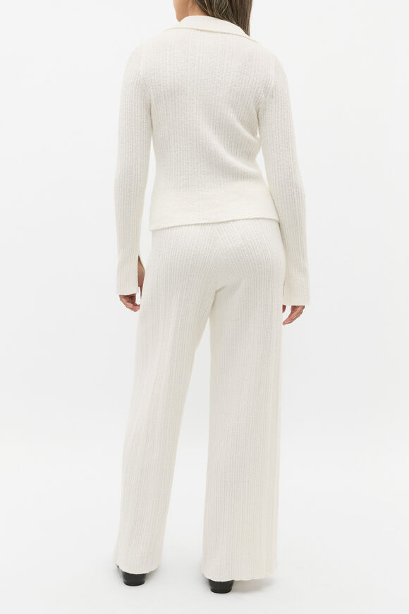 Boucle Knit Top  Light Cream  hi-res