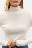 Australian Merino Mock Neck Top  Cloud Cream  hi-res