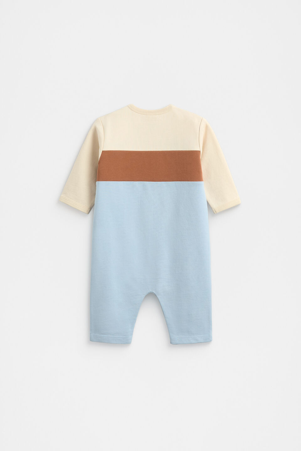 Spliced Logo Jumpsuit  Multi