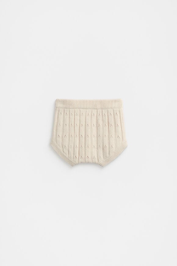 Pointelle Knit Bloomer  Soft Cream  hi-res