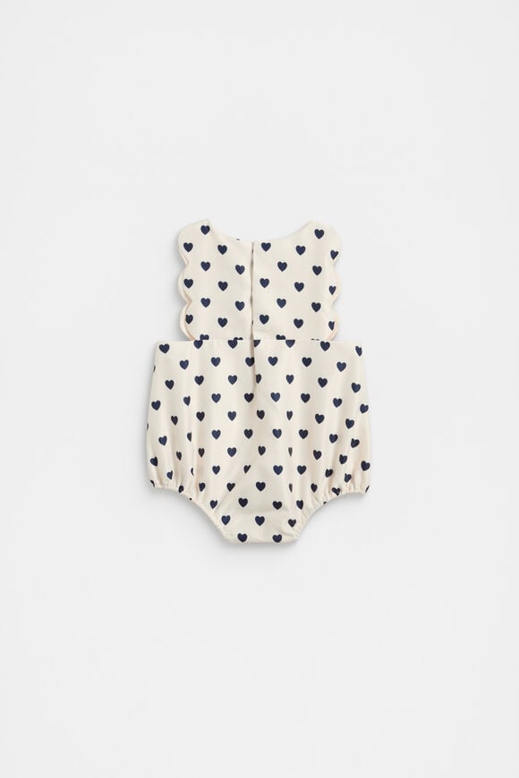 Scallop Heart Romper  Multi  hi-res