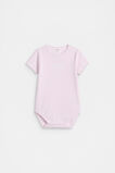 Core Rib Logo Bodysuit  Posie Stripe  hi-res