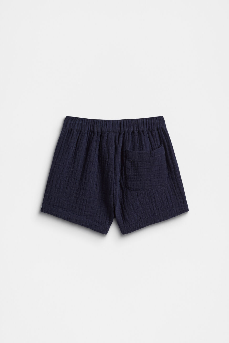 Cheesecloth Short  Midnight Blue