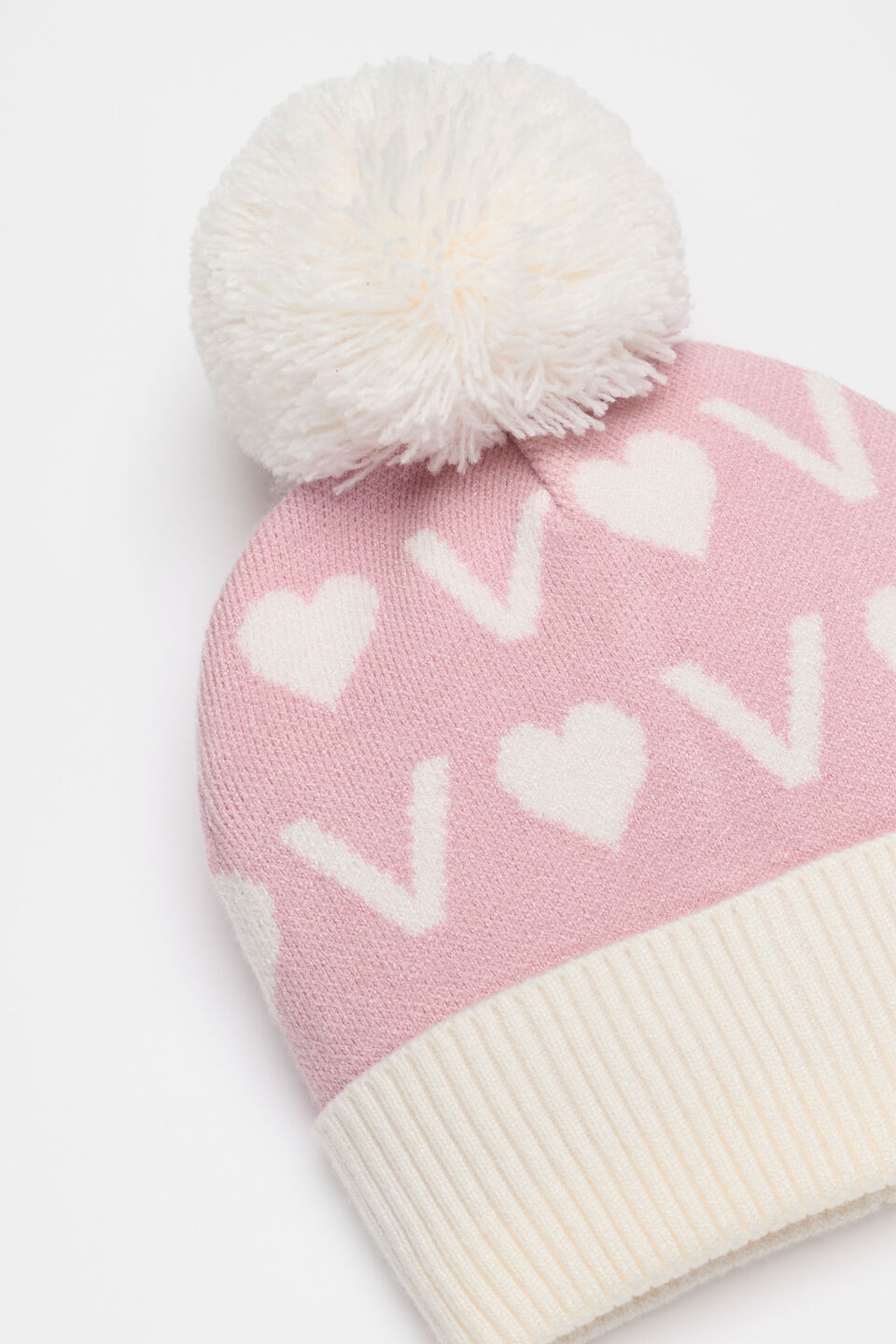 Heart Initial Beanie  V