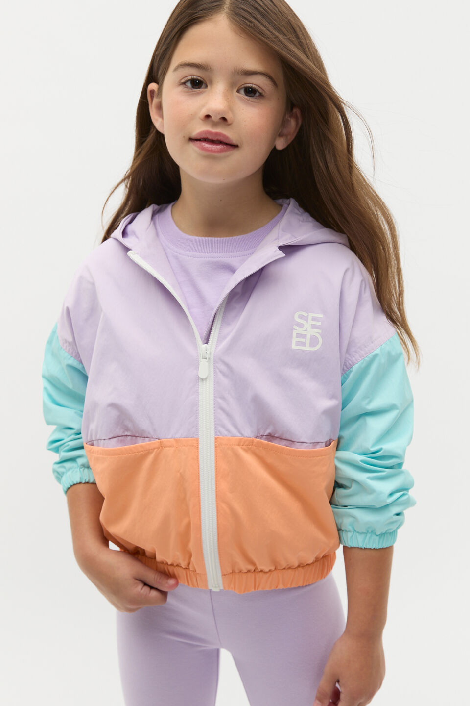 Colorblock Logo Jacket  Multi
