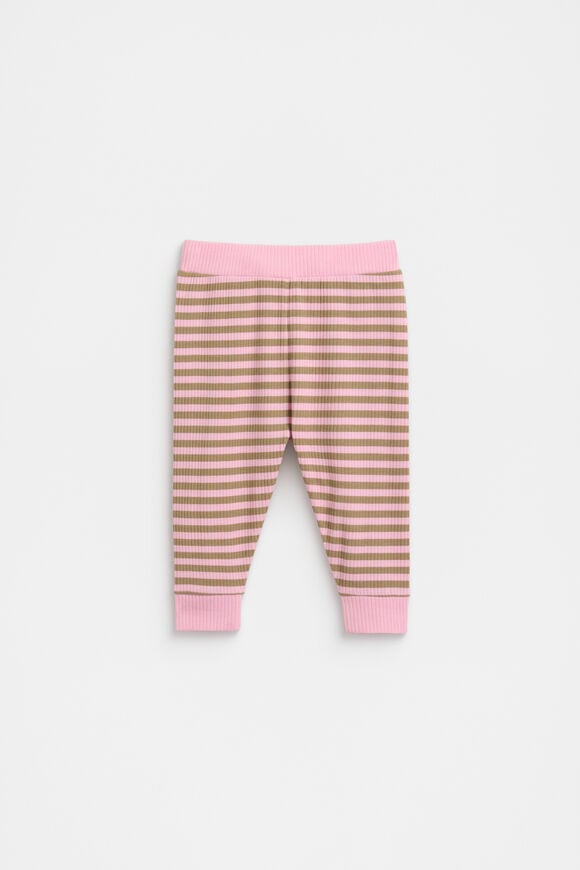 Stripe Legging  Petal Pink  hi-res