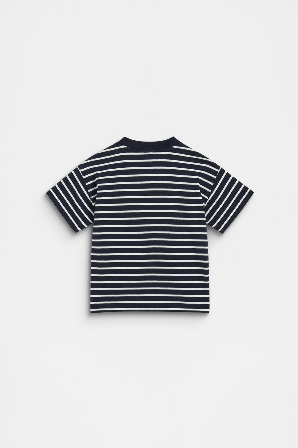 Core Stripe Logo Tee  Midnight Blue