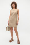Linen Structured Shift Dress  Rye Crossdye  hi-res