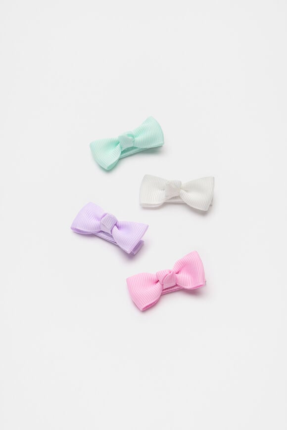 Grosgrain Bow Duck Clip Pack  Multi  hi-res