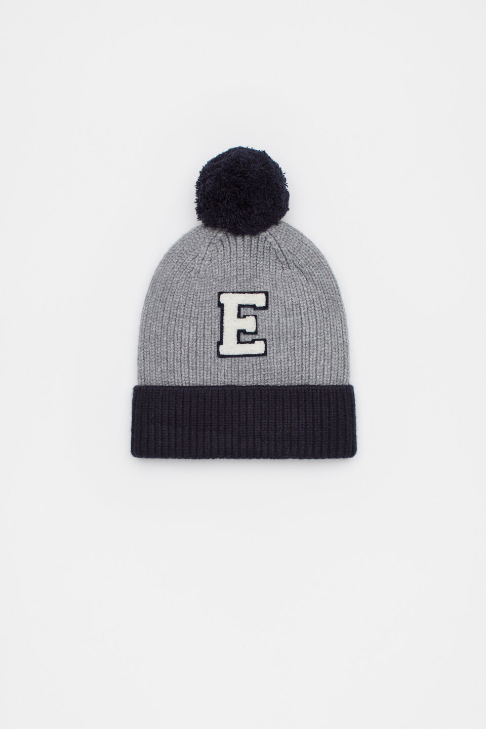 Colourblock Initial Beanie  E