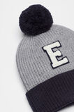 Colourblock Initial Beanie  E  hi-res