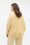 Longline Rib Roll Neck Knit  Marzipan Marle  hi-res