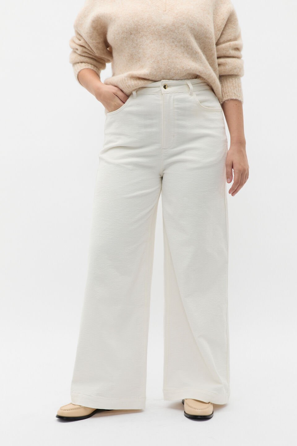 Corduroy Pant  Cloud Cream