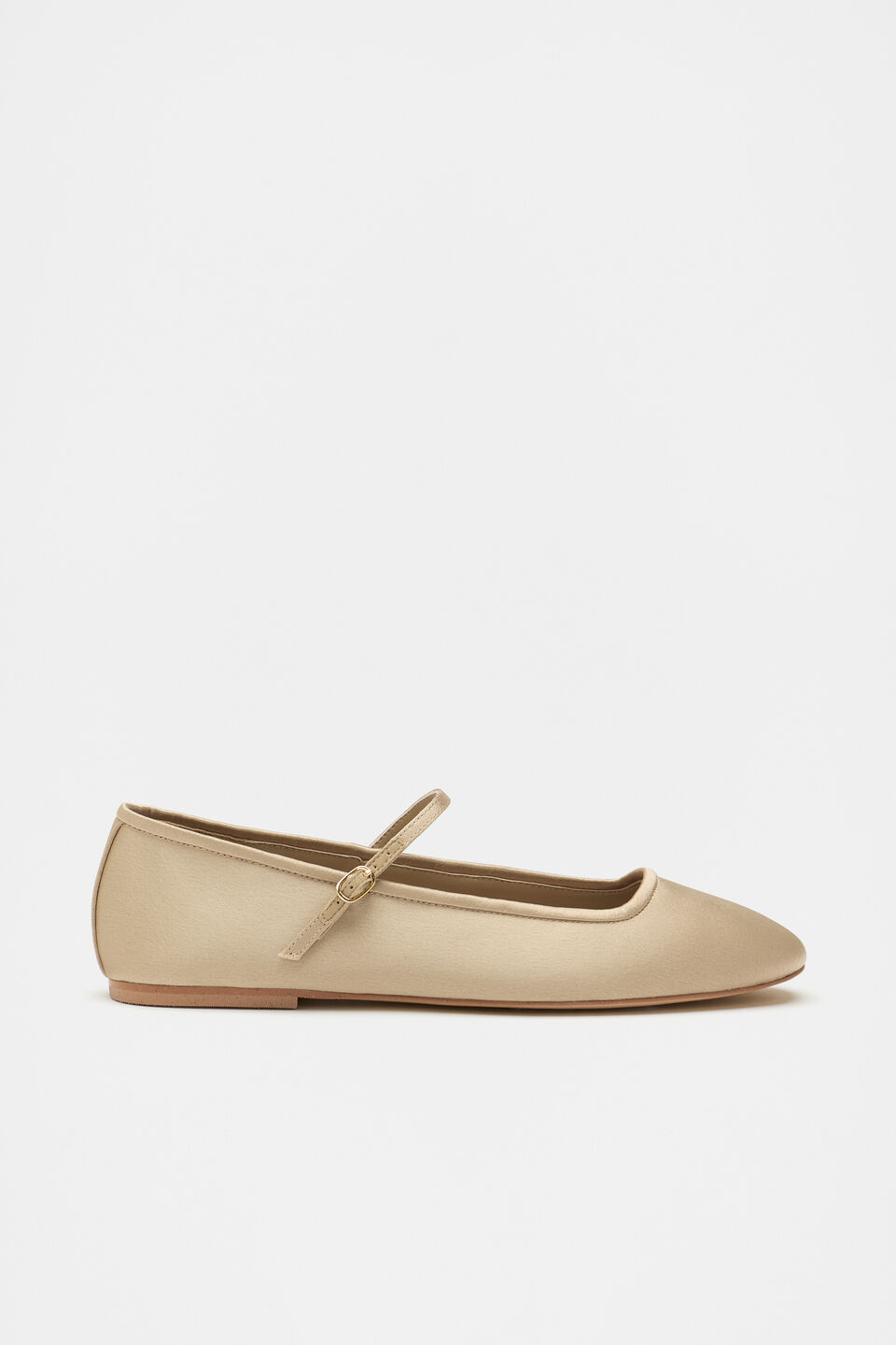 Kai Satin Ballet Flat  Rye