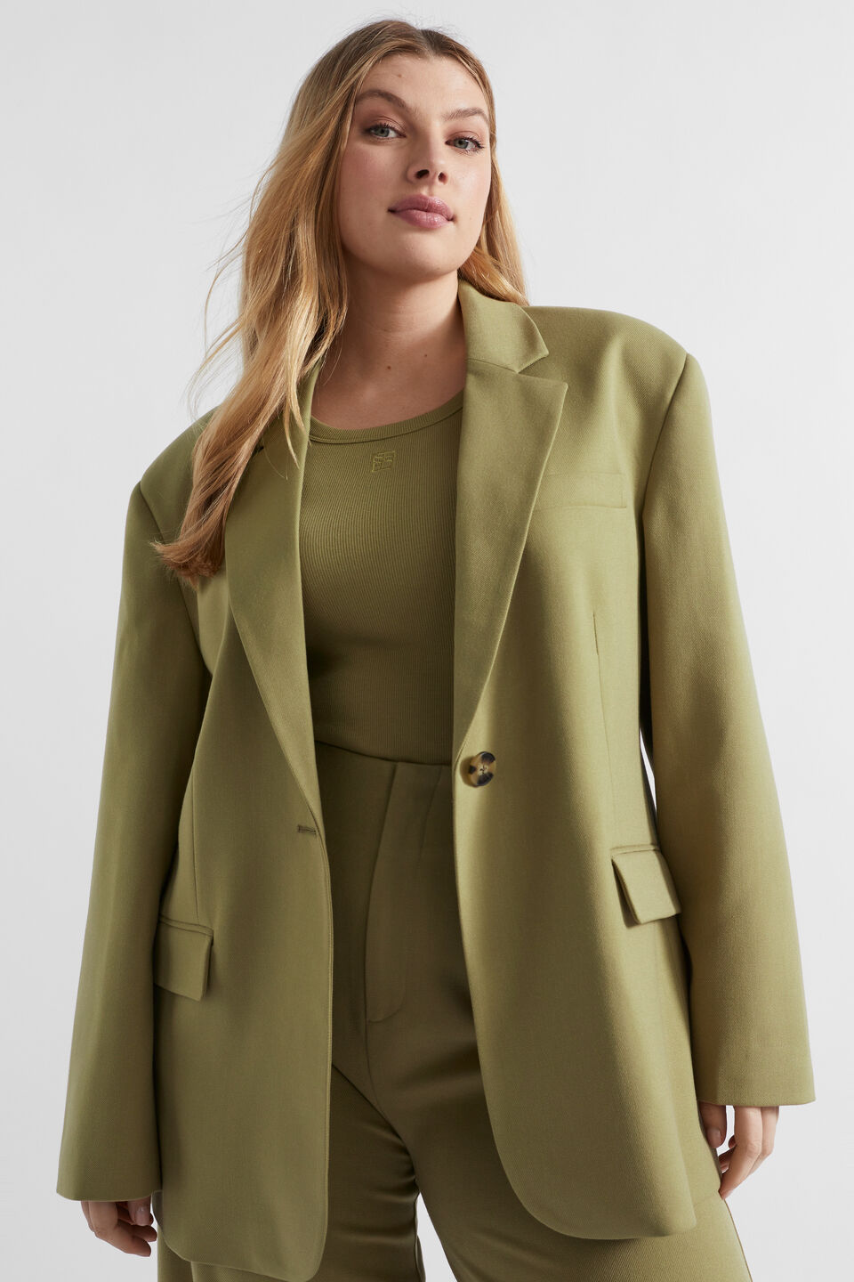Oversized Blazer  Pistachio