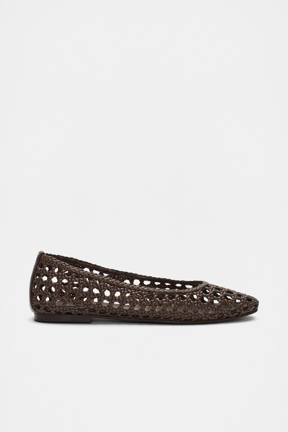 Eve Woven Ballet Flat  Affogato