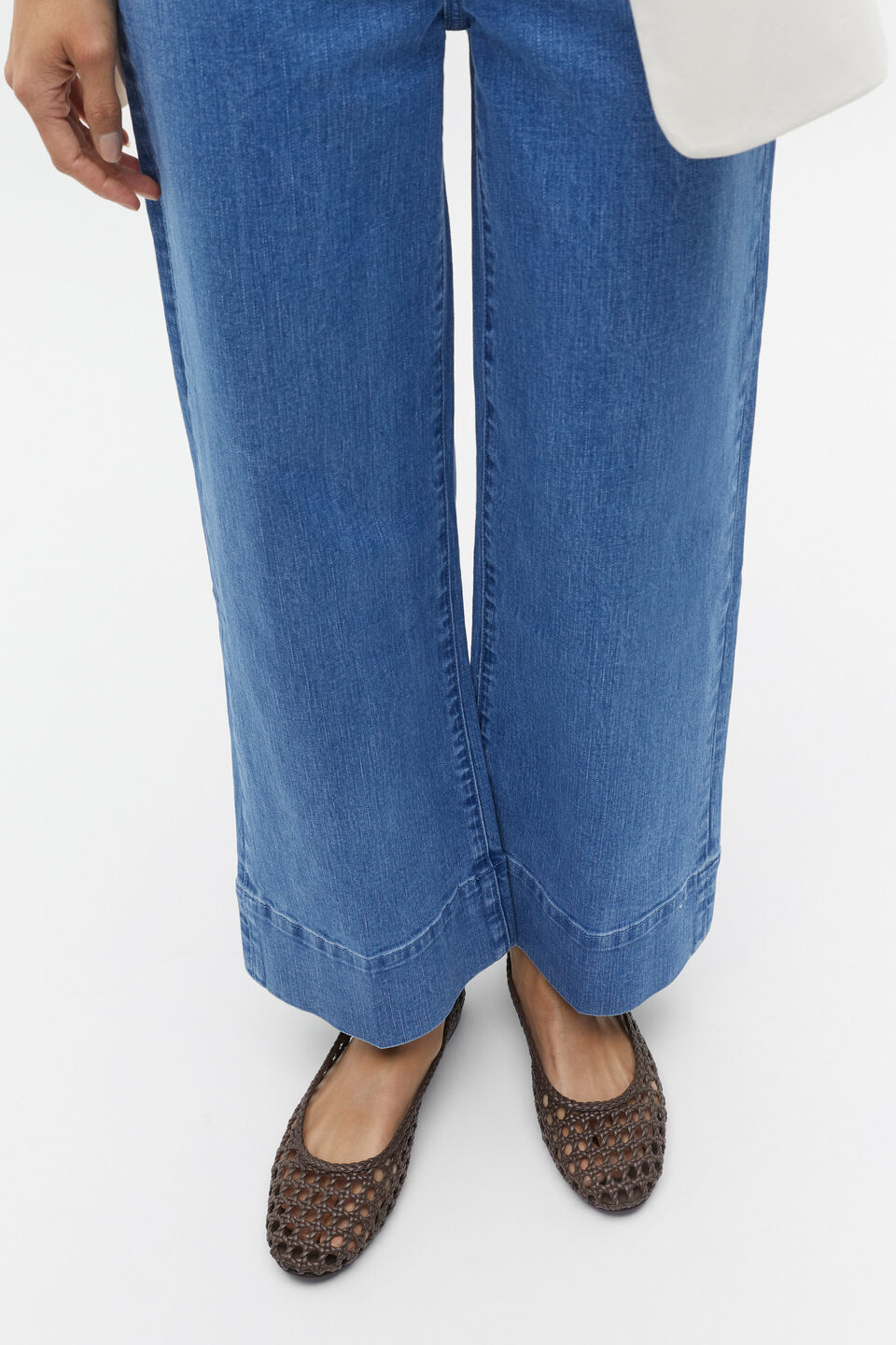 Eve Woven Ballet Flat  Affogato