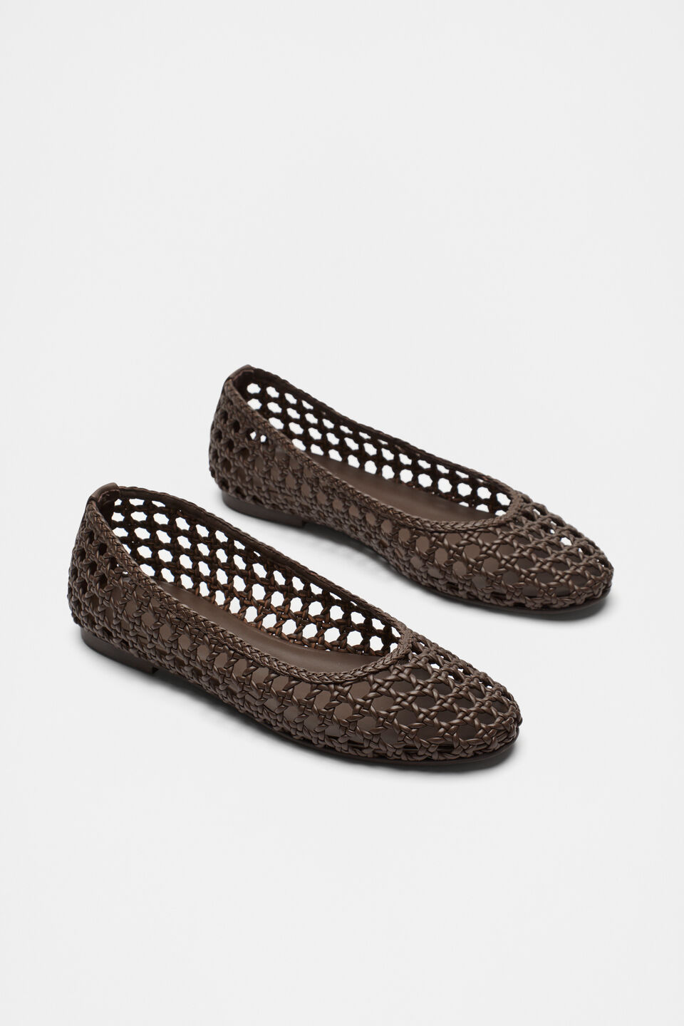Eve Woven Ballet Flat  Affogato