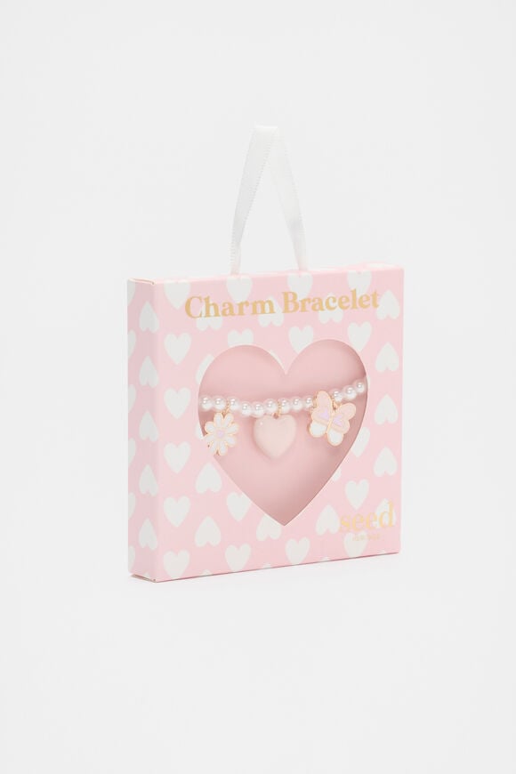 Pearl Charm Bracelet  Multi  hi-res