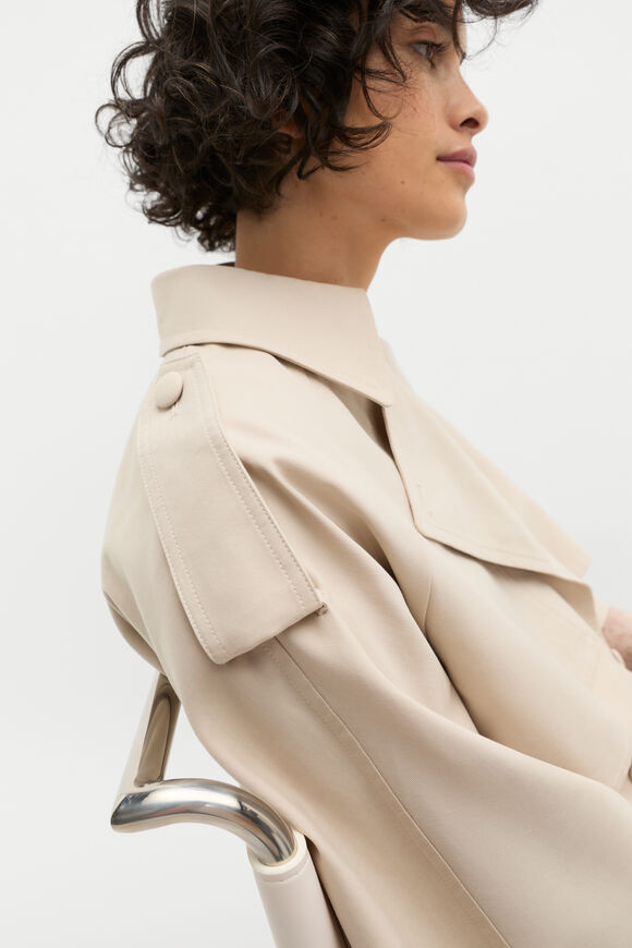 Trench Cape  Oat  hi-res