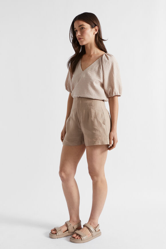 Core Linen Waisted Short  Cookie  hi-res