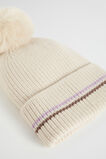 Contrast Stripe Beanie  Multi  hi-res