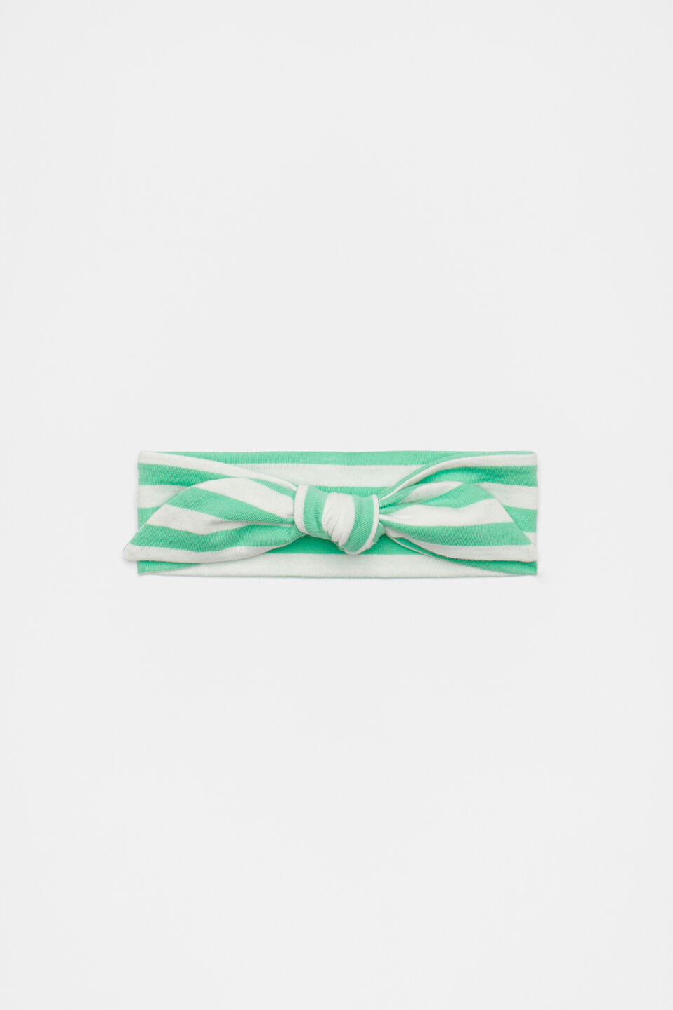 Stripe Rib Headband  Pine Lime Stripe