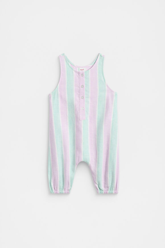 Stripe Romper  Multi  hi-res