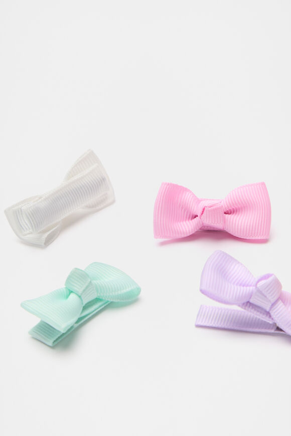 Grosgrain Bow Duck Clip Pack  Multi  hi-res