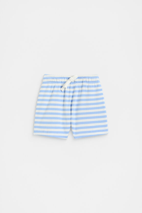 Loose Fit Rib Short  Luna Blue  hi-res