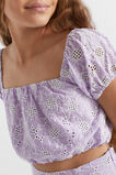 Cutwork Top  Pale Lavender  hi-res