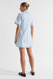 Denim Button Through Dress  Glacier Denim  hi-res