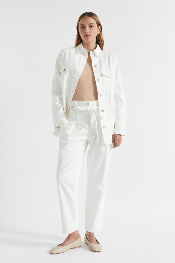 Denim Eyelet Jean  Cloud Cream  hi-res