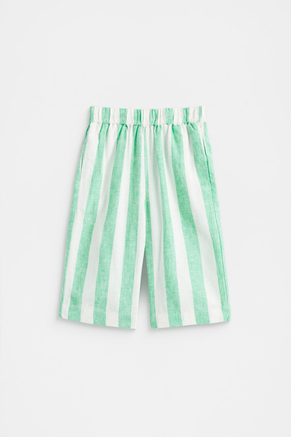 Stripe Pull On Pant  Pine Lime