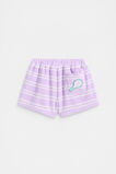 Striped Terry Short  Soft Lilac  hi-res