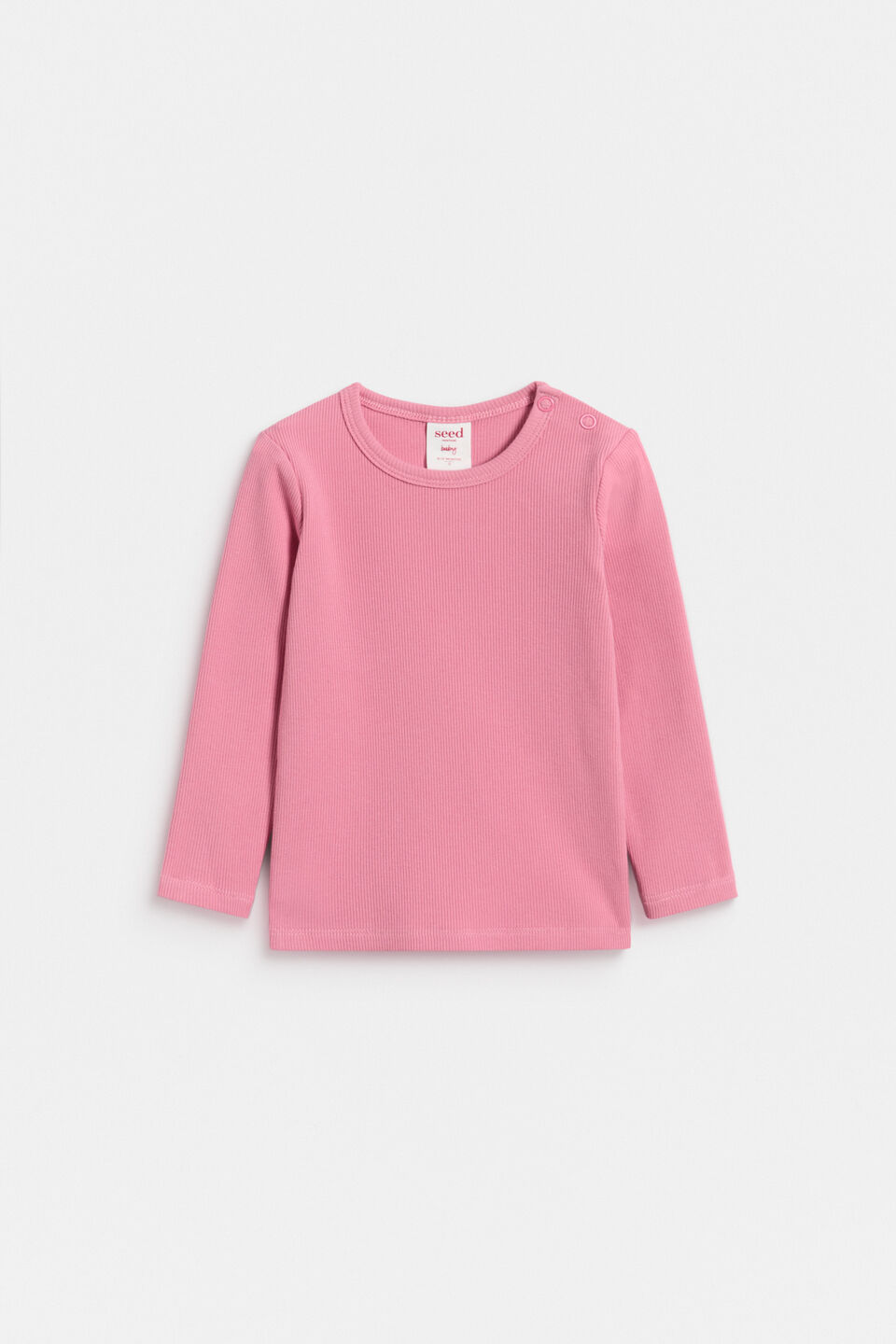 Core Rib Tee  Raspberry