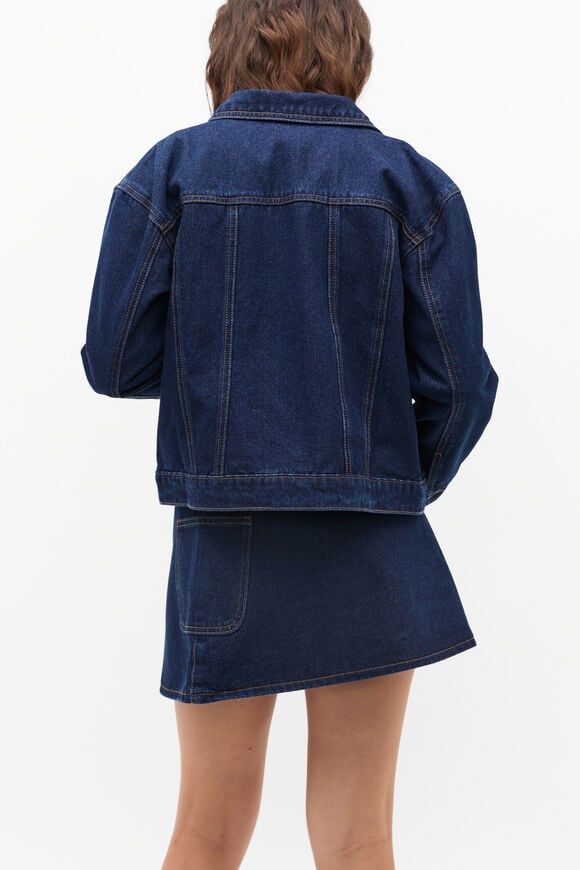 Cargo Denim Skirt  Rinse Wash  hi-res