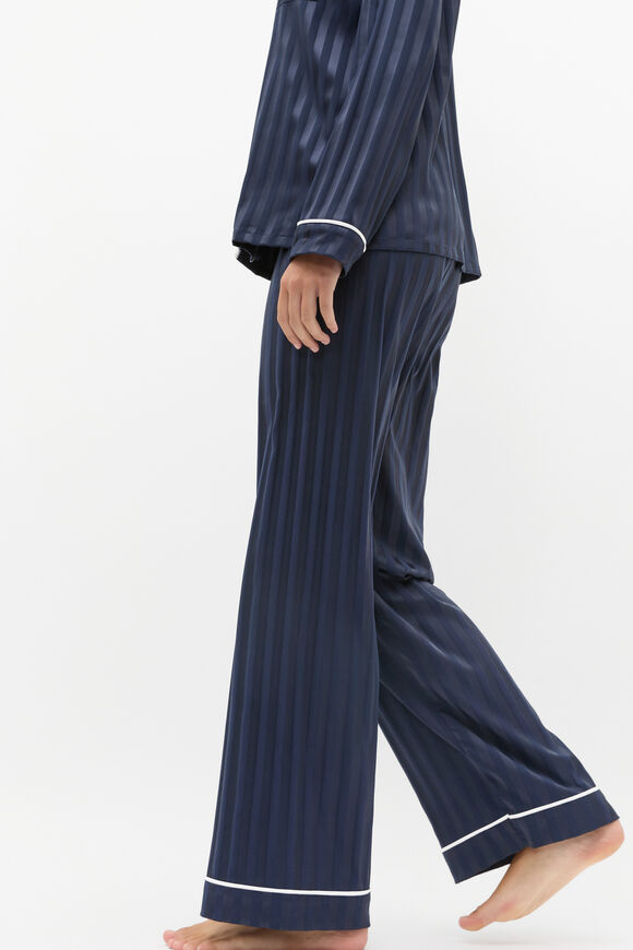 Satin Pyjama  New Navy  hi-res